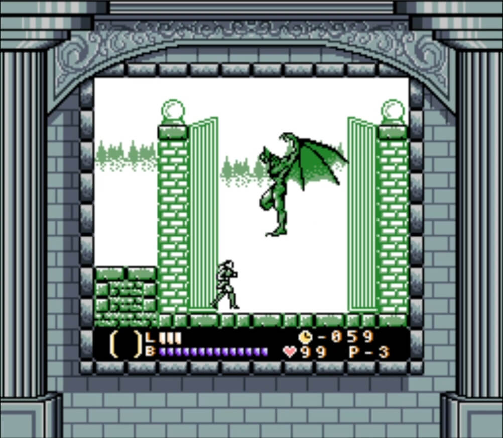 Castlevania Legends - геймплей игры Game Boy